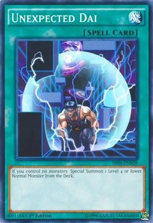Unexpected Dai SR04-EN028 Yu-Gi-Oh card from Structure Deck: Dinosmasher's Fury