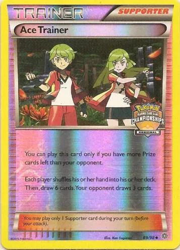 Ace Trainer - 69/98 Regional Championships #069/098 Reverse Holofoil Pokémon card from League & Championship Cards