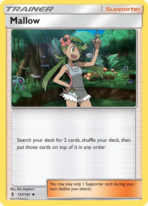 Mallow #127/145 Pokémon card from SM - Guardians Rising