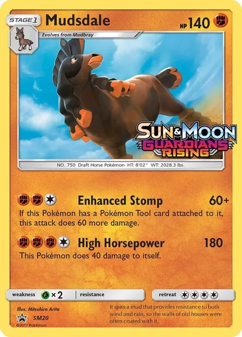 Mudsdale - SM20 Prerelease #SM20 Holofoil Pokémon card from SM Promos