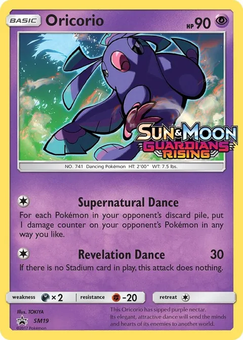 Oricorio - SM19 Prerelease #SM19 Holofoil Pokémon card from SM Promos
