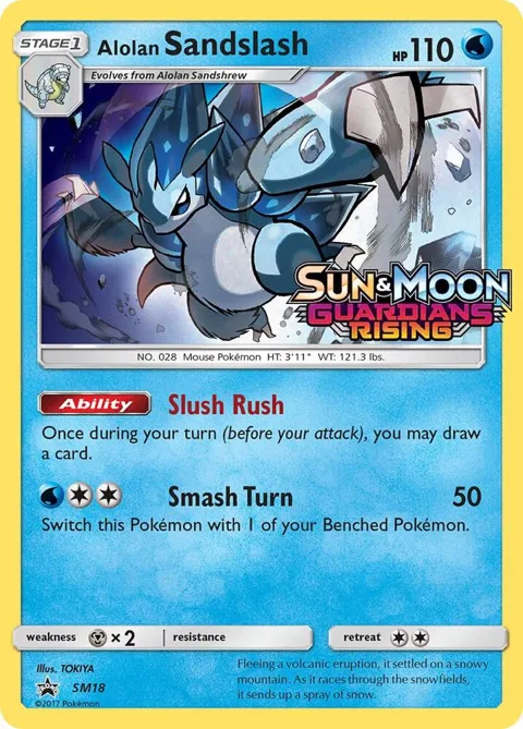 Alolan Sandslash - SM18 Prerelease #SM18 Holofoil Pokémon card from SM Promos