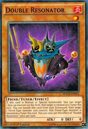 Double Resonator MACR-EN016 Unlimited Yu-Gi-Oh card from Maximum Crisis