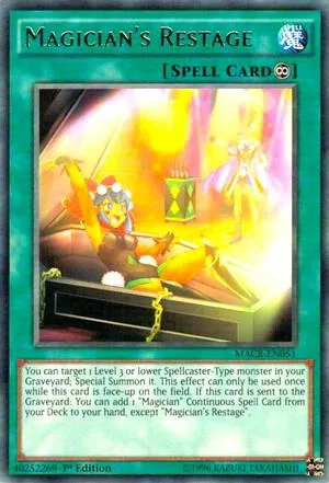 Magician's Restage MACR-EN051 1st Edition Yu-Gi-Oh card from Maximum Crisis