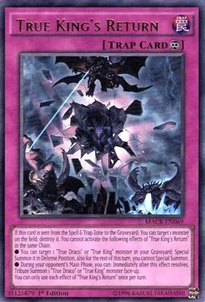 True King's Return MACR-EN069 1st Edition Yu-Gi-Oh card from Maximum Crisis