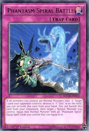 Phantasm Spiral Battle MACR-EN072 1st Edition Yu-Gi-Oh card from Maximum Crisis