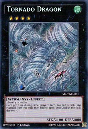 Tornado Dragon MACR-EN081 1st Edition Yu-Gi-Oh card from Maximum Crisis