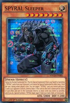 SPYRAL Sleeper MACR-EN086 Unlimited Yu-Gi-Oh card from Maximum Crisis