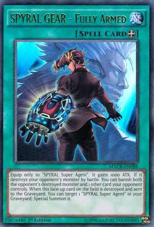 SPYRAL GEAR - Fully Armed MACR-EN088 Unlimited Yu-Gi-Oh card from Maximum Crisis