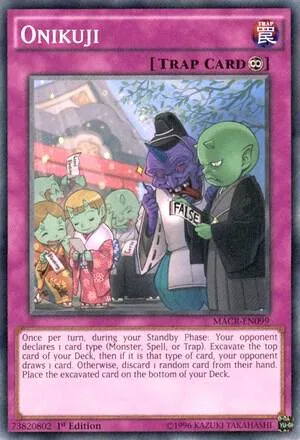 Onikuji MACR-EN099 Yu-Gi-Oh card from Maximum Crisis