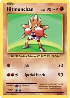 Hitmonchan - 62/108 XY Evolutions #062/108 Pokémon card from Deck Exclusives