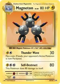 Magneton - 38/108 XY Evolutions #038/108 Pokémon card from Deck Exclusives