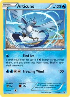 Articuno - 16/108 XY Roaring Skies #016/108 Holofoil Pokémon card from Deck Exclusives