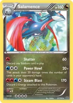 Salamence - 57/108 #057/108 Pokémon card from Deck Exclusives