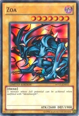 Zoa WP11-EN011 Yu-Gi-Oh card from World Championship 2011 Card Pack