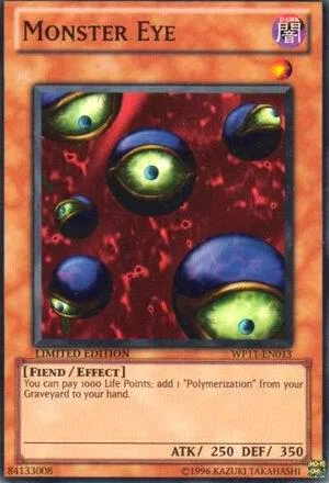 Monster Eye WP11-EN013 Yu-Gi-Oh card from World Championship 2011 Card Pack