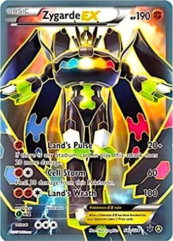 Zygarde EX - 54a/124 #054a/124 Holofoil Pokémon card from Alternate Art Promos