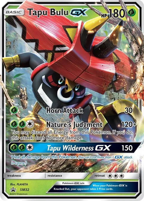 Tapu Bulu GX #SM32 Holofoil Pokémon card from SM Promos