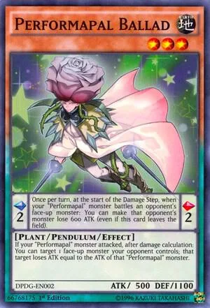 Performapal Ballad DPDG-EN002 Yu-Gi-Oh card from Duelist Pack: Dimensional Guardians