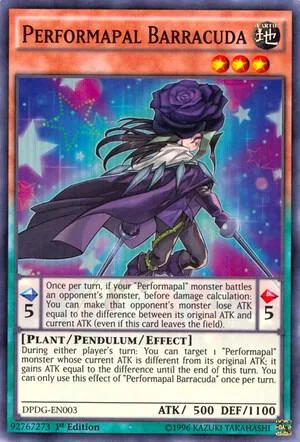 Performapal Barracuda DPDG-EN003 Yu-Gi-Oh card from Duelist Pack: Dimensional Guardians