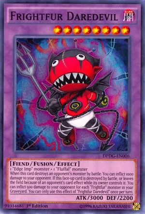 Frightfur Daredevil DPDG-EN006 Yu-Gi-Oh card from Duelist Pack: Dimensional Guardians