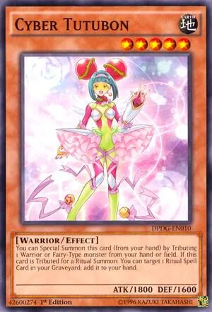 Cyber Tutubon DPDG-EN010 Yu-Gi-Oh card from Duelist Pack: Dimensional Guardians