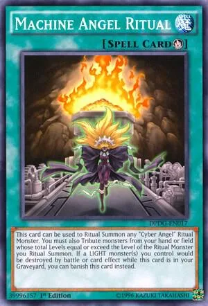 Machine Angel Ritual DPDG-EN017 Yu-Gi-Oh card from Duelist Pack: Dimensional Guardians
