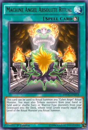 Machine Angel Absolute Ritual DPDG-EN018 Yu-Gi-Oh card from Duelist Pack: Dimensional Guardians