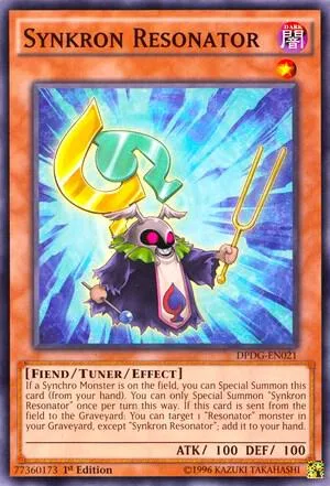 Synkron Resonator DPDG-EN021 Yu-Gi-Oh card from Duelist Pack: Dimensional Guardians