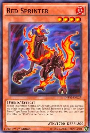 Red Sprinter DPDG-EN027 Yu-Gi-Oh card from Duelist Pack: Dimensional Guardians