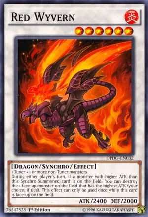 Red Wyvern DPDG-EN032 Yu-Gi-Oh card from Duelist Pack: Dimensional Guardians
