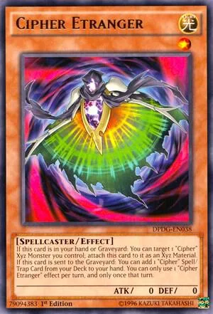 Cipher Etranger DPDG-EN038 Yu-Gi-Oh card from Duelist Pack: Dimensional Guardians