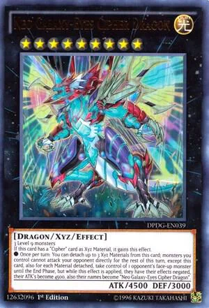 Neo Galaxy-Eyes Cipher Dragon DPDG-EN039 Yu-Gi-Oh card from Duelist Pack: Dimensional Guardians