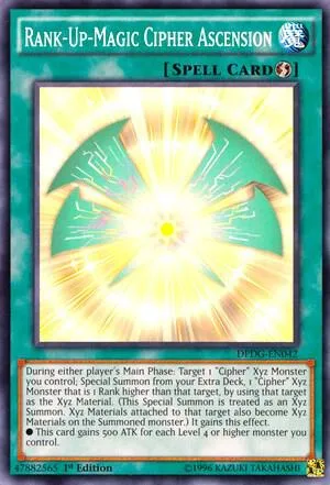 Rank-Up-Magic Cipher Ascension DPDG-EN042 Yu-Gi-Oh card from Duelist Pack: Dimensional Guardians
