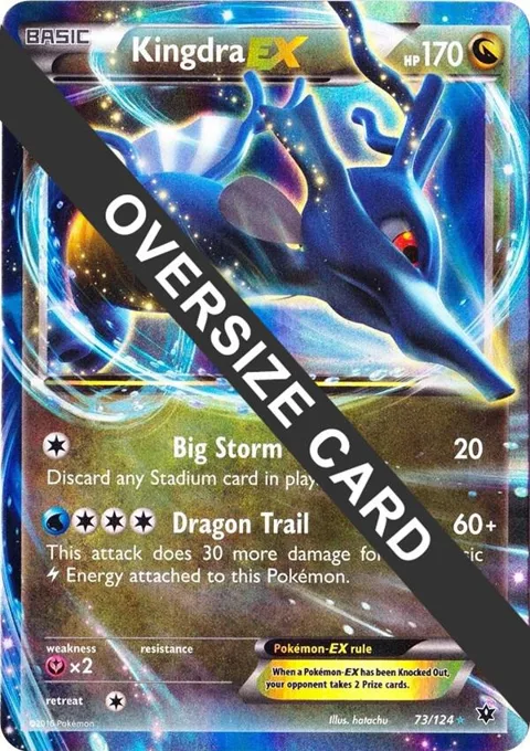 Kingdra EX - 73/124 #073/124 Holofoil Pokémon card from Jumbo Cards