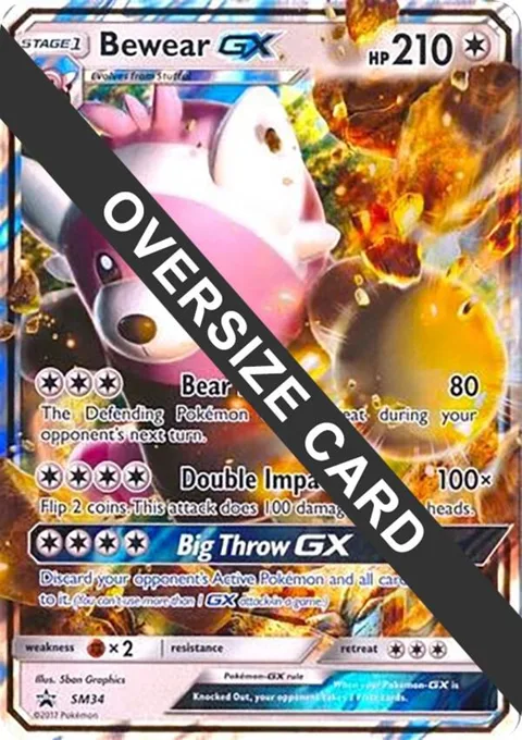 Bewear GX - SM34 Black Star Promos #SM34 Holofoil Pokémon card from Jumbo Cards