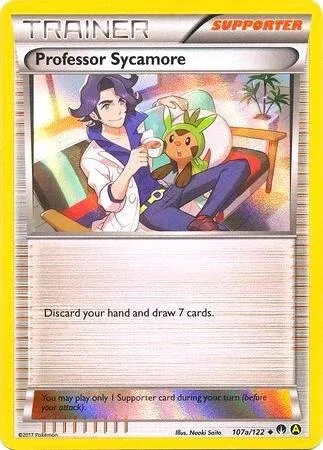 Professor Sycamore - 107a/122 Holofoil #107a/122 Holofoil Pokémon card from Alternate Art Promos