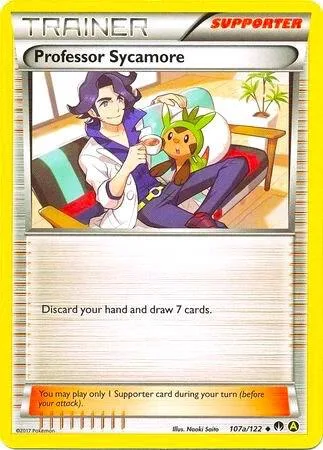 Professor Sycamore - 107a/122 Non-Holo #107a/122 Pokémon card from Alternate Art Promos