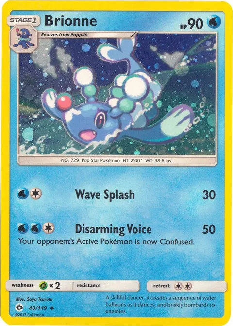 Brionne - 40/149 Cosmos Holo #040/149 Holofoil Pokémon card from Miscellaneous Cards & Products