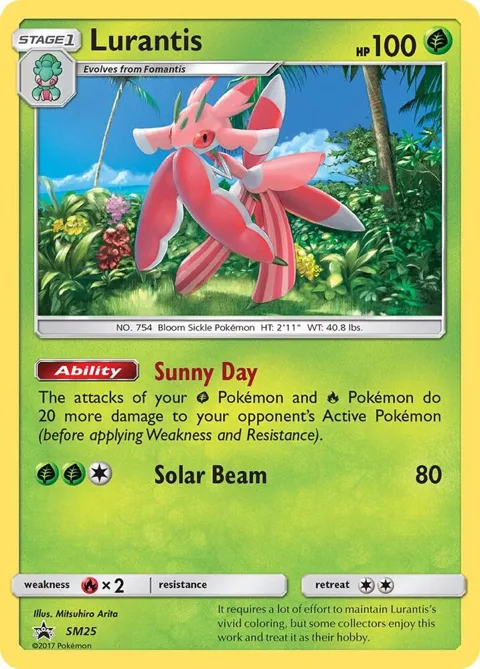 Lurantis #SM25 Holofoil Pokémon card from SM Promos