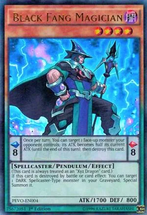 Black Fang Magician PEVO-EN004 Yu-Gi-Oh card from Pendulum Evolution