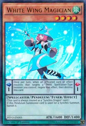 White Wing Magician PEVO-EN005 Yu-Gi-Oh card from Pendulum Evolution