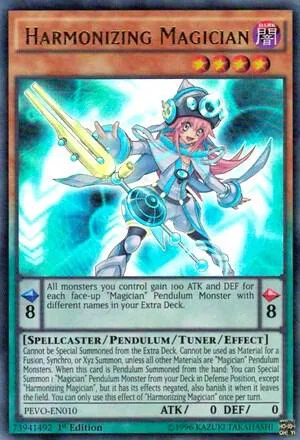 Harmonizing Magician PEVO-EN010 Yu-Gi-Oh card from Pendulum Evolution