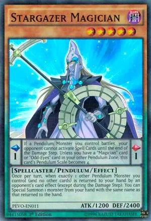 Stargazer Magician PEVO-EN011 Yu-Gi-Oh card from Pendulum Evolution