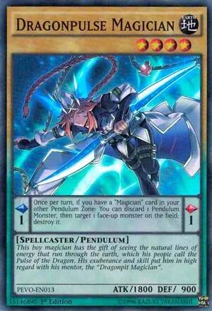 Dragonpulse Magician PEVO-EN013 Yu-Gi-Oh card from Pendulum Evolution