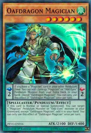 Oafdragon Magician PEVO-EN016 Yu-Gi-Oh card from Pendulum Evolution