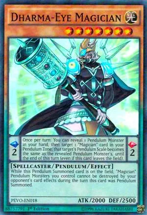 Dharma-Eye Magician PEVO-EN018 Yu-Gi-Oh card from Pendulum Evolution