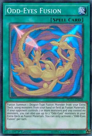 Odd-Eyes Fusion PEVO-EN038 Yu-Gi-Oh card from Pendulum Evolution