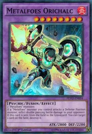 Metalfoes Orichalc PEVO-EN054 Yu-Gi-Oh card from Pendulum Evolution