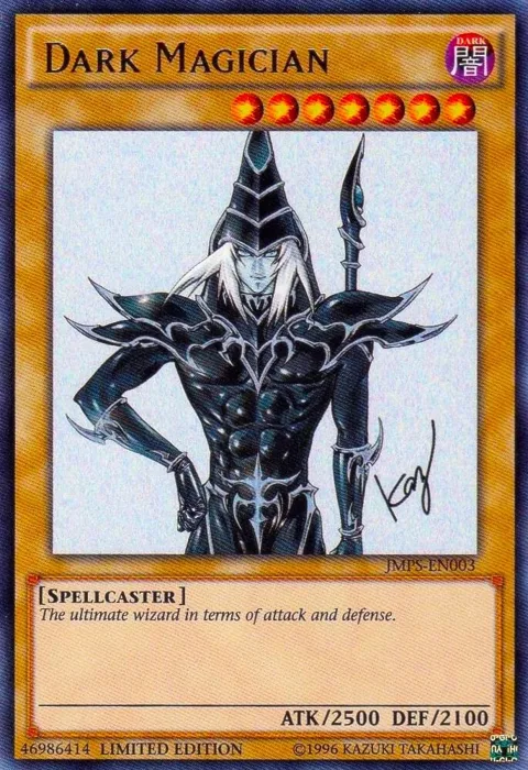 Dark Magician JMPS-EN003 Yu-Gi-Oh card from Shonen Jump Magazine Promos
